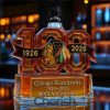 Chicago Blackhawks 100th Anniversary Whiskey Bottle 4 ieq38