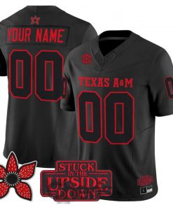 Texas A&M Aggies “Stranger Things Edition” Custom Football Jersey