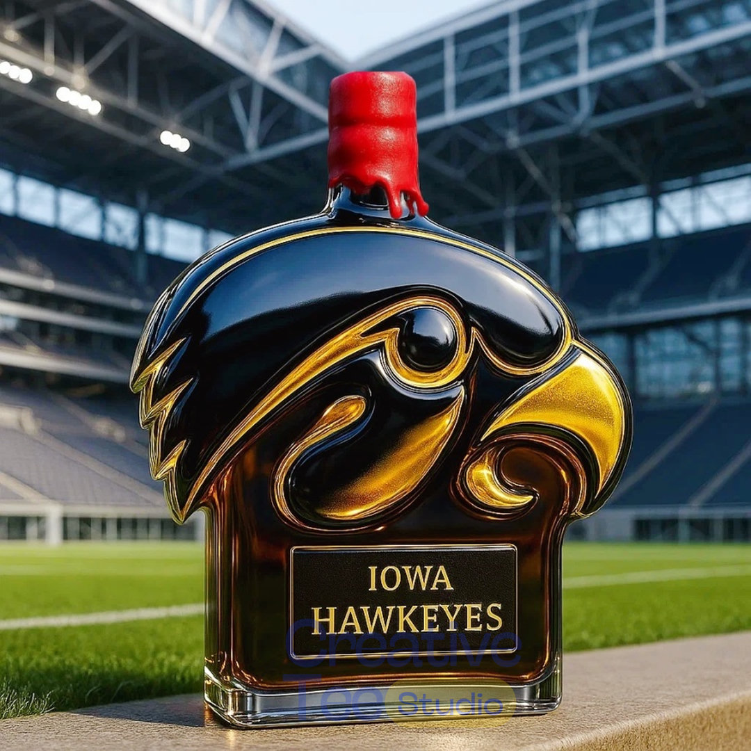 Iowa Hawkeyes Whiskey Bottle Iowa Hawkeyes Whiskey Bottle