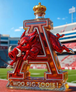 Arkansas Razorbacks ‘Woo Pig Sooie!’ Limited Edition Whiskey Bottle