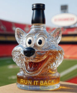 Kansas City Chiefs Mascot ‘Run It Back’ Whiskey Bottle