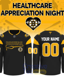 Boston Bruins Healthcare Appreciation Night 2026 Custom Hockey Jersey