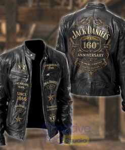 Jack Daniel’s 160th Anniversary Leather Jacket