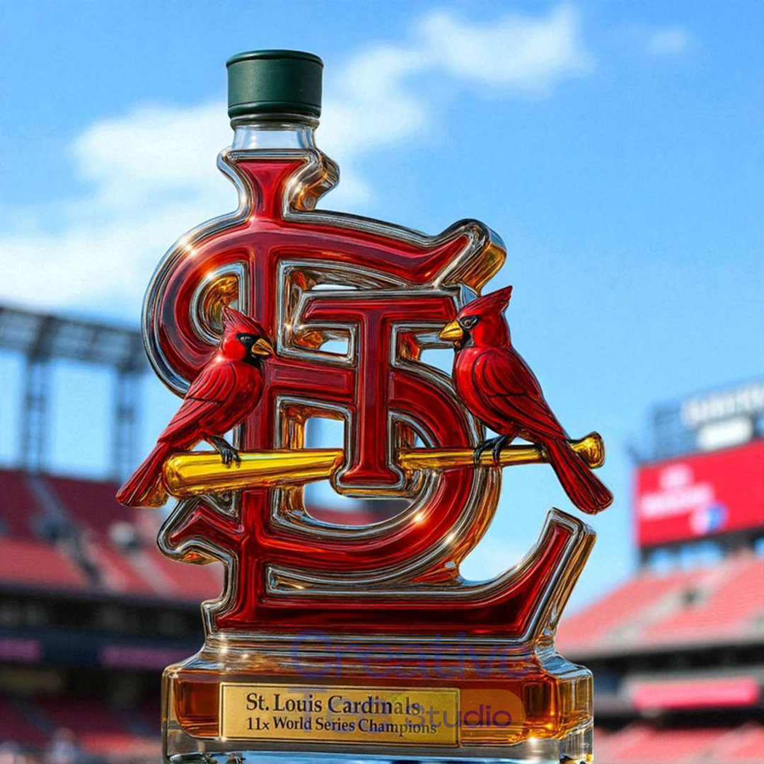 St. Louis Cardinals 11X World Series Champions Limited Edition Whiskey Bottle St. Louis Cardinals 11X World Series Champions Limited Edition Whiskey Bottle