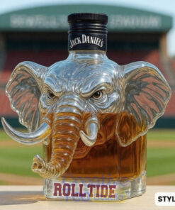 Alabama Crimson Tide Champions Spirit Elephant Whiskey Bottle