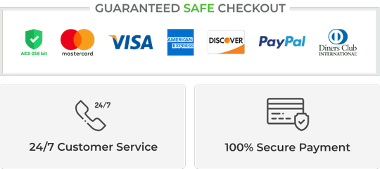 guarantee safe and secure checkout