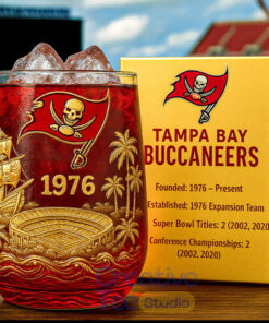 Tampa Bay Buccaneers Commemorative Glass