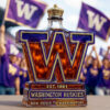 Washington Huskies Whiskey Bottle