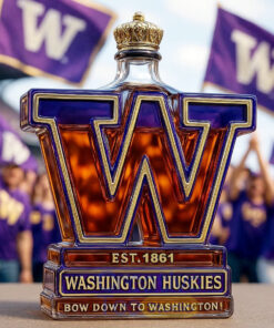 Washington Huskies Limited Edition Whiskey Bottle