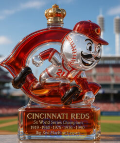 Cincinnati Reds Whiskey Bottle – Big Red Machine Legacy