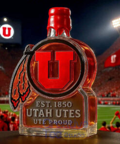 Utah Utes ‘Ute Proud’ Limited Edition Whiskey Bottle