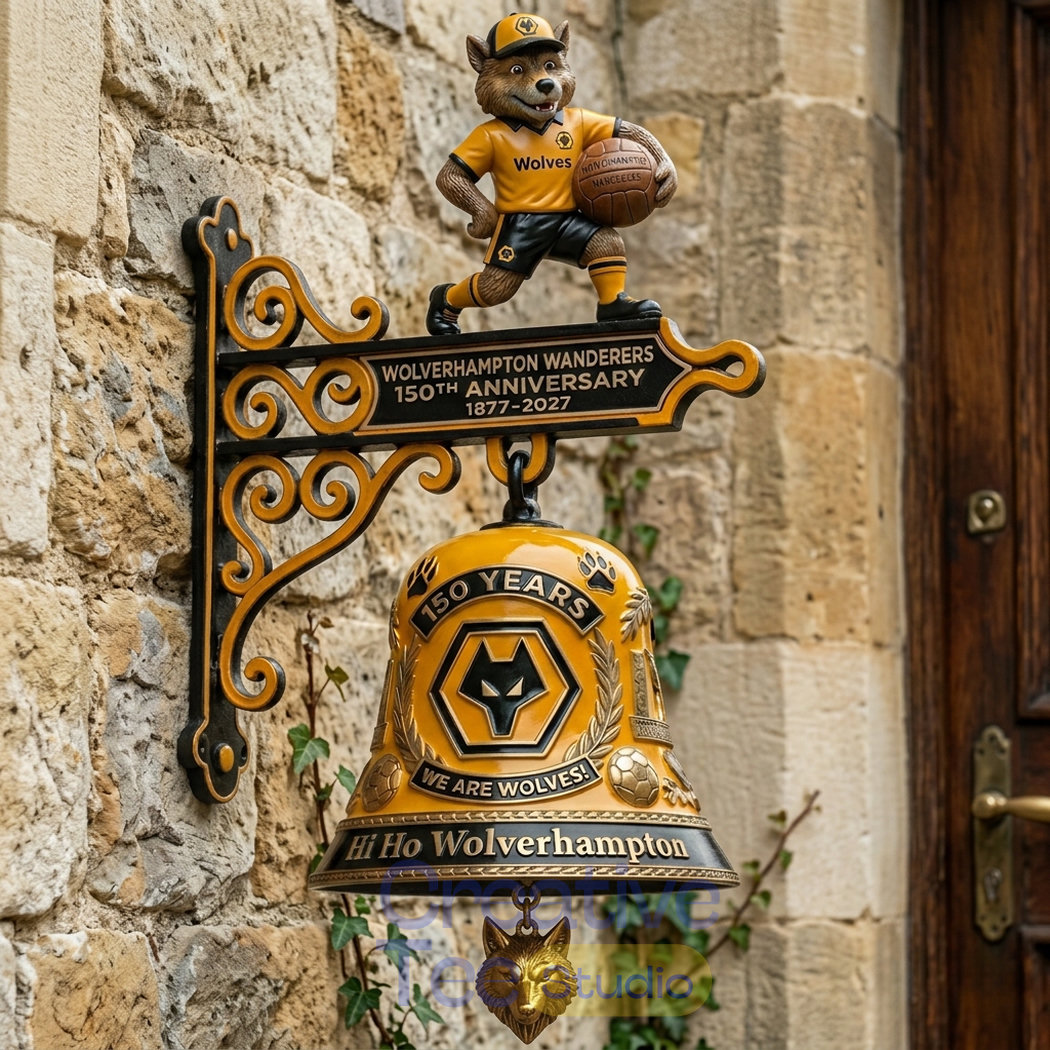 Wolverhampton Wanderers 150th Anniversary Doorbell Wolverhampton Wanderers 150th Anniversary Doorbell