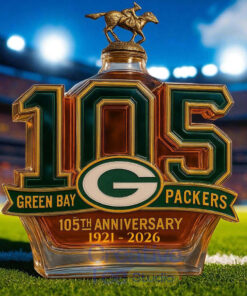 Green Bay Packers 105th Anniversary Limited Edition Whiskey Bottle