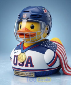2026 Milan Olympics Team USA HOCKEY Gold Medal Commemorative Duck Figure