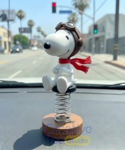 Snoopy 75nd Anniversary Commemorative Car-Bobblehead Figure
