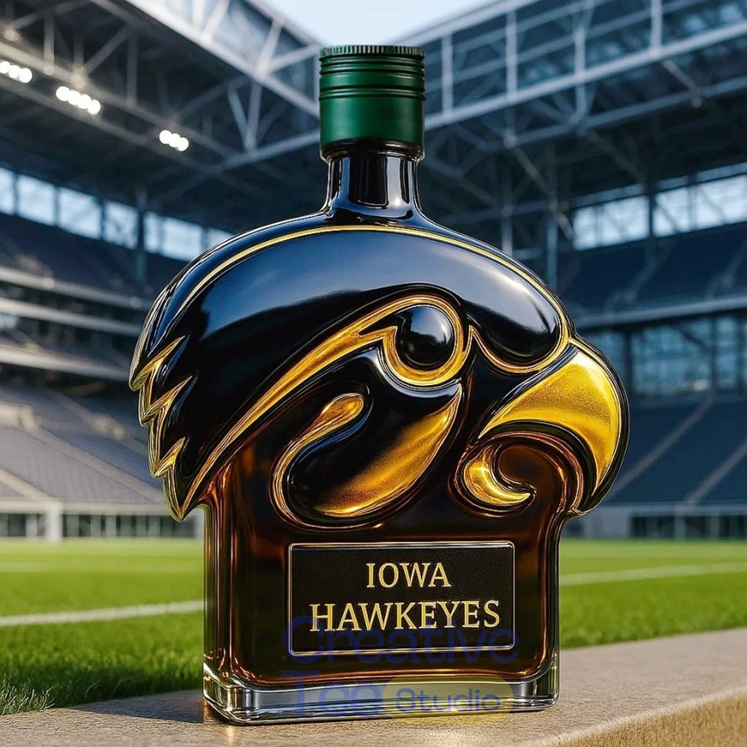 Iowa Hawkeyes Whiskey Bottle Iowa Hawkeyes Whiskey Bottle