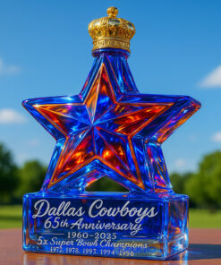 Dallas Cowboys 65th Anniversary Whiskey Bottle Dallas Cowboys 65th Anniversary Whiskey Bottle