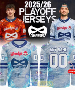 Peterborough Phantoms 2025/26 Season Play-off Custom Hockey Jersey