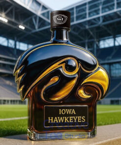 Iowa Hawkeyes Whiskey Bottle