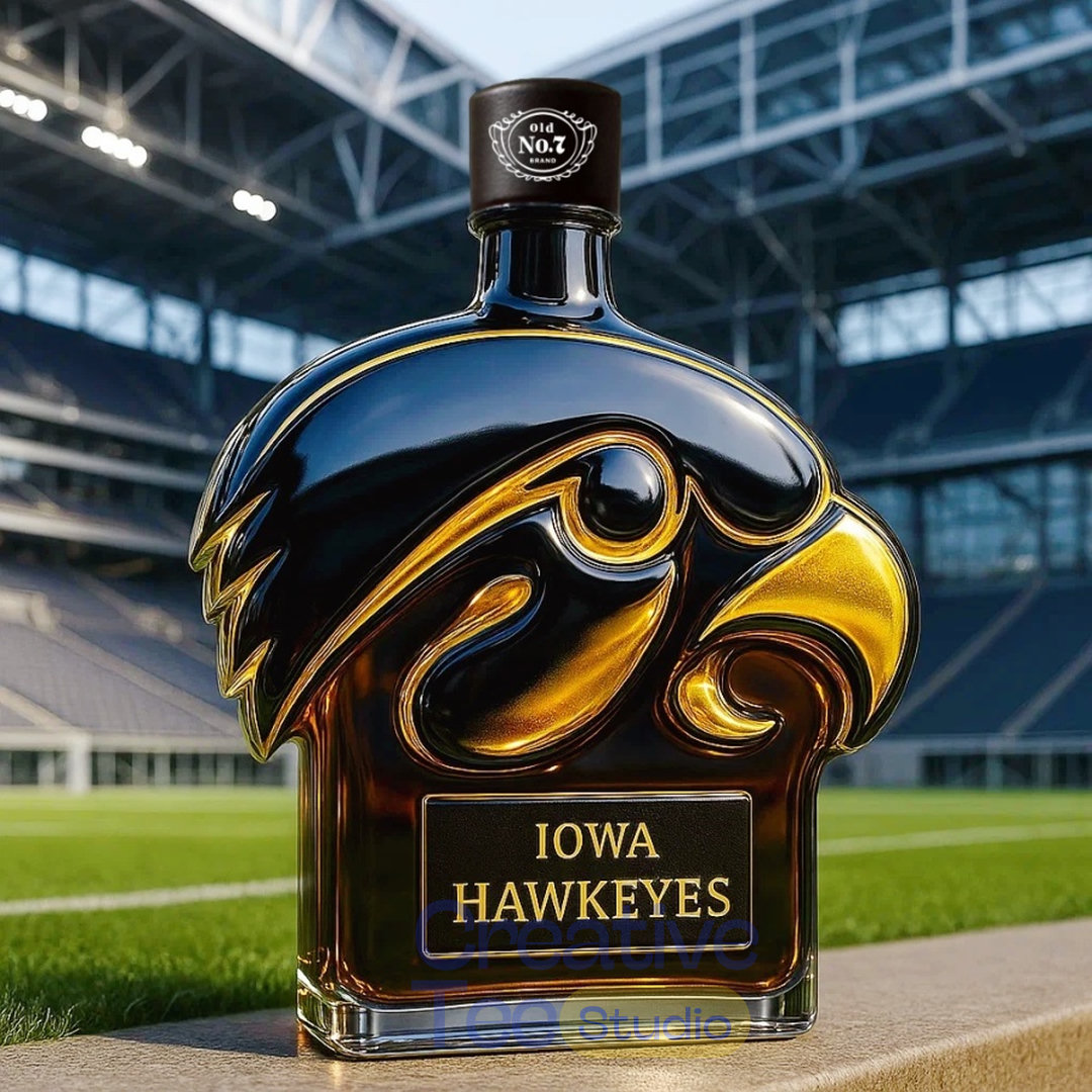 Iowa Hawkeyes Whiskey Bottle Iowa Hawkeyes Whiskey Bottle