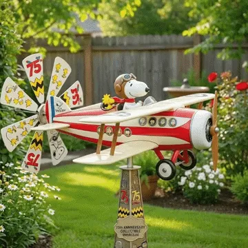 Pilot Snoopy Garden Windmill Pilot Snoopy Garden Windmill