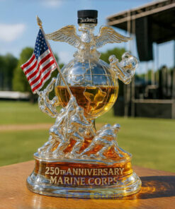 250th Anniversary Marine Corps Commemorative Limited Edition Whiskey Bottle