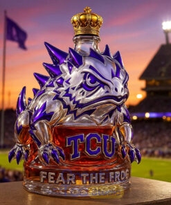 TCU Horned Frogs “Fear The Frog” Limited Edition Whiskey Bottle