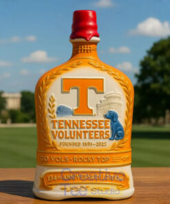 Tennessee Volunteers 134th Anniversary Whiskey Bottle