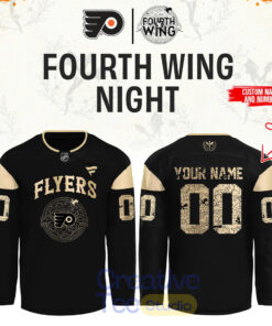 Philadelphia Flyers Fourth Wings Night Custom Hockey Jersey
