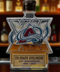 Colorado Avalanche 30th Anniversary Limited Edition Whiskey Bottle