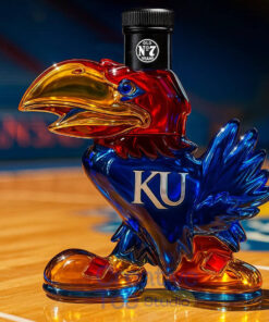 Kansas Jayhawks Limited Edition Whiskey Bottle