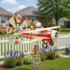 Pilot Snoopy Garden Windmill