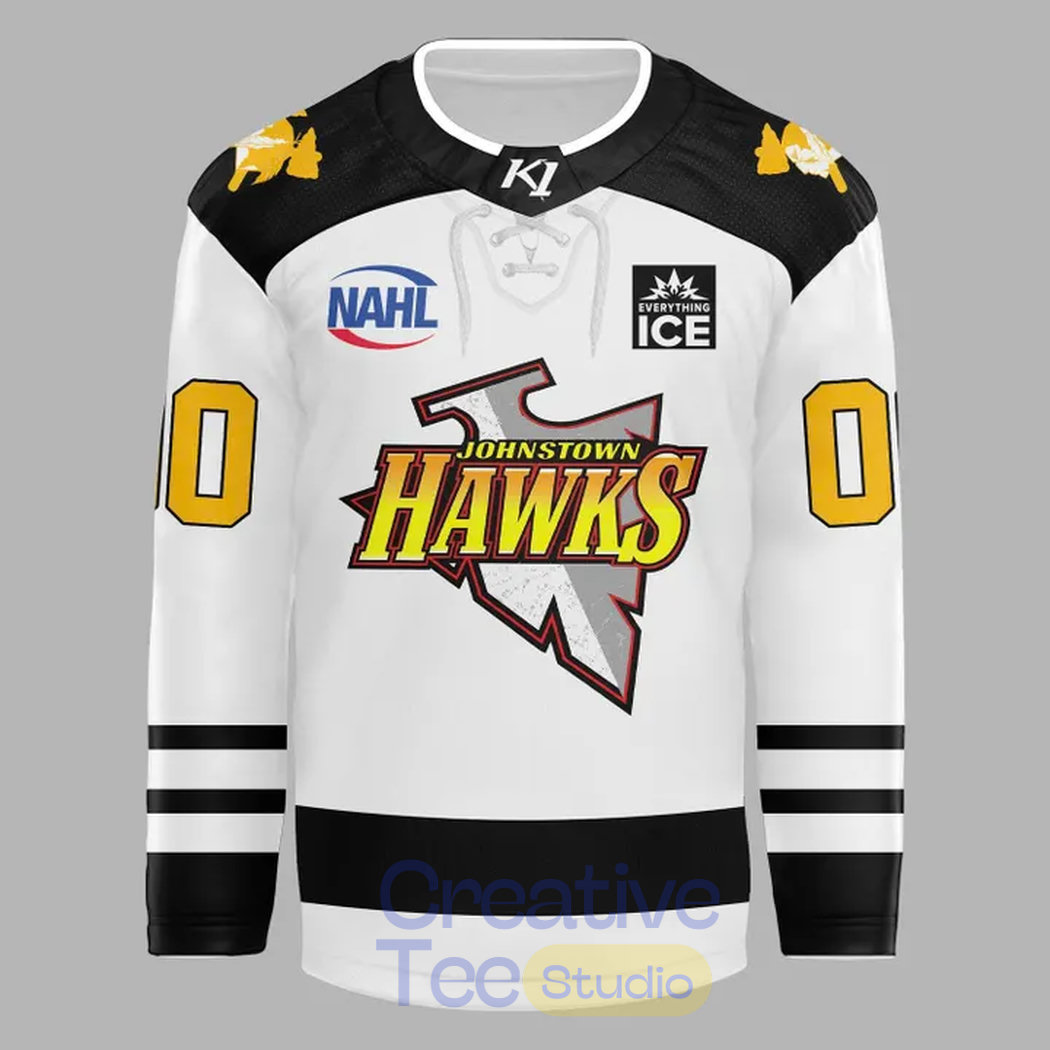 Johnstown Tomahawks 2026 Hockey Heritage CHIEFS Custom Jersey Johnstown Tomahawks 2026 Hockey Heritage CHIEFS Custom Jersey