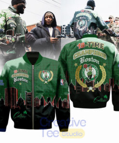 Boston Celtics 18-Time Finals Champions Limited Edition Bomber Jacket