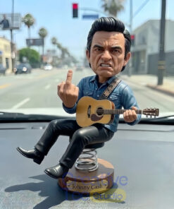 Funny Johnny Cash Car-Bobblehead Figure