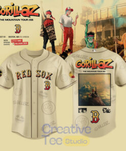 Boston Red Sox x Gorillaz ‘The Mountain Tour 2026’ Baseball Jersey