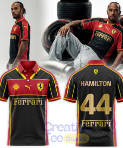 Scuderia Ferrari Lewis Hamilton Football Concept Polo Shirt Scuderia Ferrari Lewis Hamilton Football Concept Polo Shirt