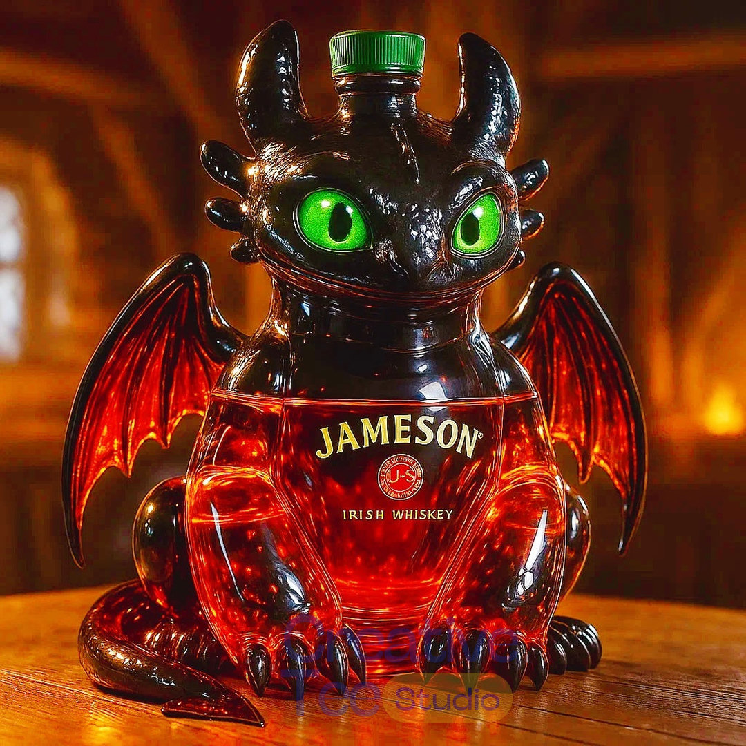 Toothless Limited Edition Whiskey Bottle Toothless Limited Edition Whiskey Bottle