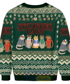 Stranger Cats Ugly Christmas Sweater