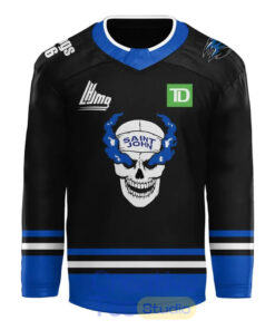 Saint John Sea Dogs x Stone Cold “Wrestling Night” Custom Hockey Jersey