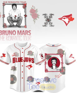 Toronto Blue Jays x Bruno Mars – The Romantic Tour 2026 Special Baseball Jersey