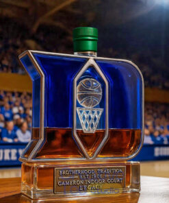 Duke Blue Devils ‘Cameron Legacy Pour’ Whiskey Bottle