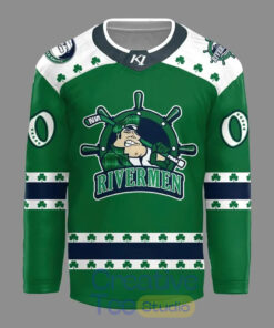 Peoria Rivermen 2026 St. Patty’s Day Celebration Custom Hockey Jersey