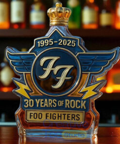 Foo Fighters 30th Anniversary Limited Edition Whiskey Bottle Foo Fighters 30th Anniversary Limited Edition Whiskey Bottle