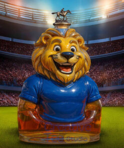 Chelsea FC Blue Lion Whiskey Bottle – 2025 Champion Decanter for Soccer Fans – Bar Display