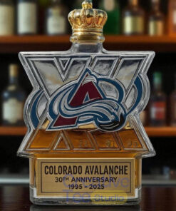 Colorado Avalanche 30th Anniversary Limited Edition Whiskey Bottle