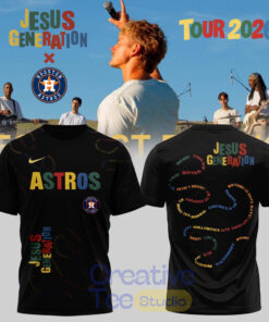 Houston Astros x The Jesus Generation 2026 Tour T-Shirt Houston Astros x The Jesus Generation 2026 Tour T-Shirt