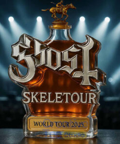 Ghost Band Skeletour World Tour 2025 Limited Edition Whiskey Bottle