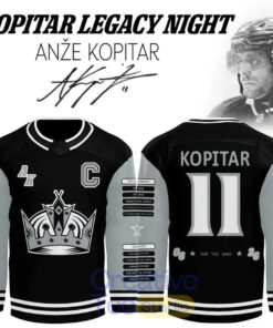 Los Angeles Kings Anže Kopitar #11 Legacy Night Hockey Jersey