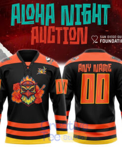 San Diego Gulls 2026 Aloha Night Custom Hockey Jersey